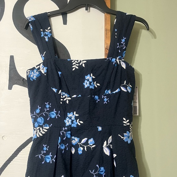 ANTONIO MELANI Blue and White Floral Dress - Picture 5 of 12